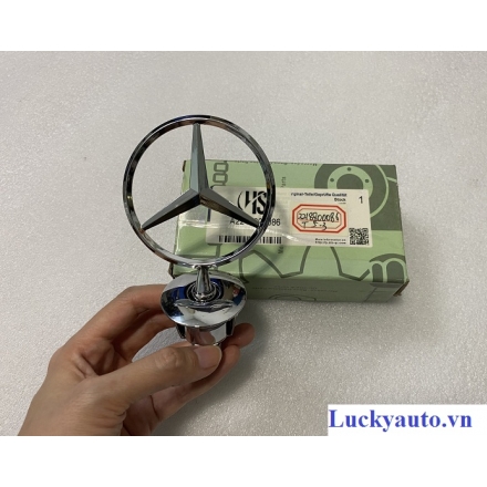 Logo nắp capo Mercedes C200 C250 E250 E300 S550 S600-A2218800086, 2218800086